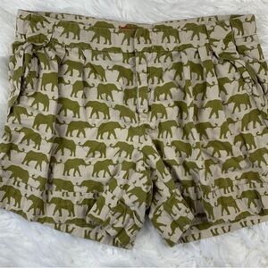 Anthropologie Cartonnier Finchley Elephant Shorts
